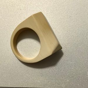 Ring Contemporary Bone NWOT Price firm